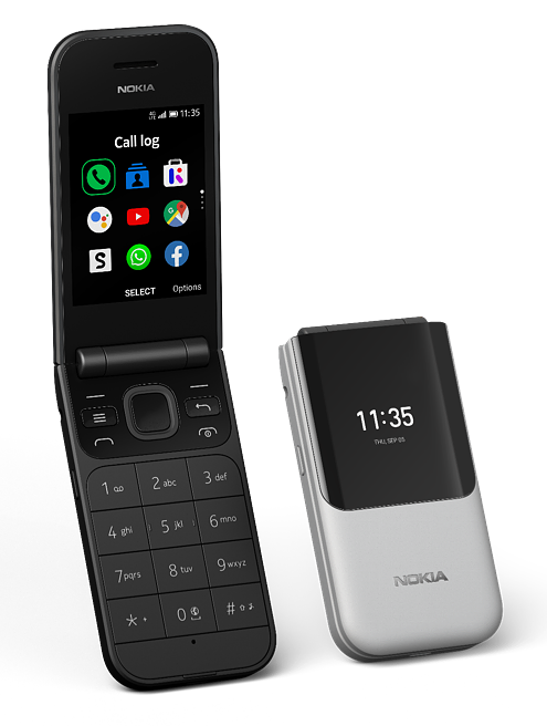 Nokia 2720 Flipin värivaihtoehdot.