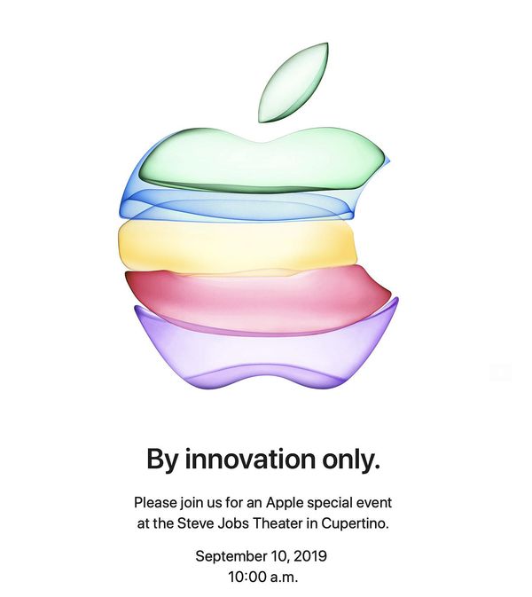 Applen kutsu 10. syyskuuta järjestettävään tilaisuuteen.