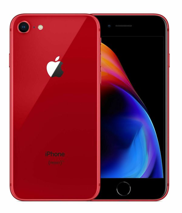 Vertailun vuoksi: nykyinen iPhone 8 punaisena.
