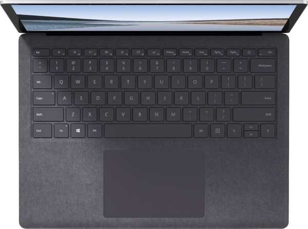 Sisältä alcantara-pintainen pienempi Surface Laptop 3.