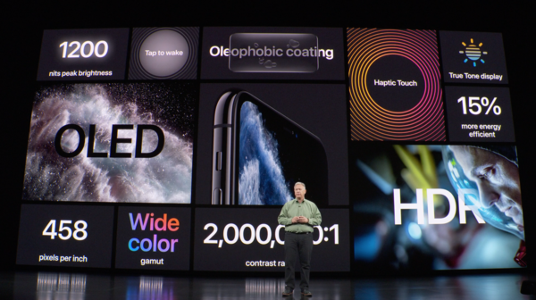 iPhone 11 Pro -mallit tarjoavat monessa suhteessa aiempaa paremman näytön.