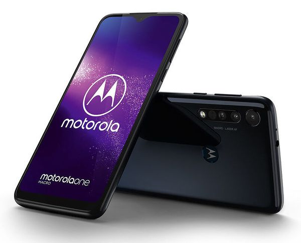 Motorola One Macro, Space Blue.